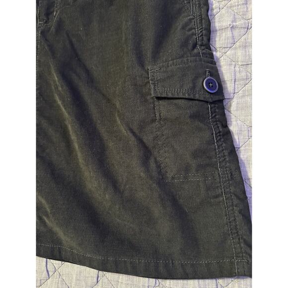 REI Women’s 16 Black Utility Cargo Skirt Hiking Outdoor Cotton Blend Gorp Core - Picture 2 of 11